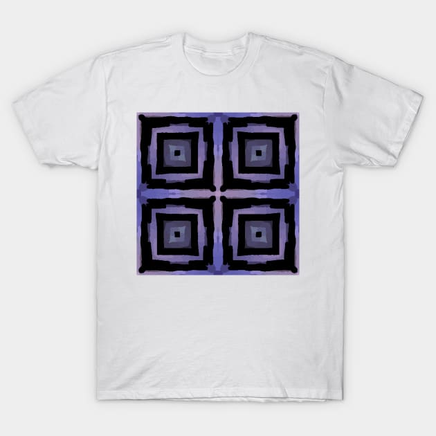 square pattern T-Shirt by Manut WongTuo